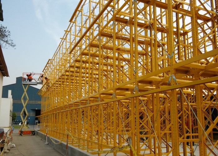 Pallet Rack Cladding 35m Clad Pallet Rack Supported Building Self Supporting With Seismic Report