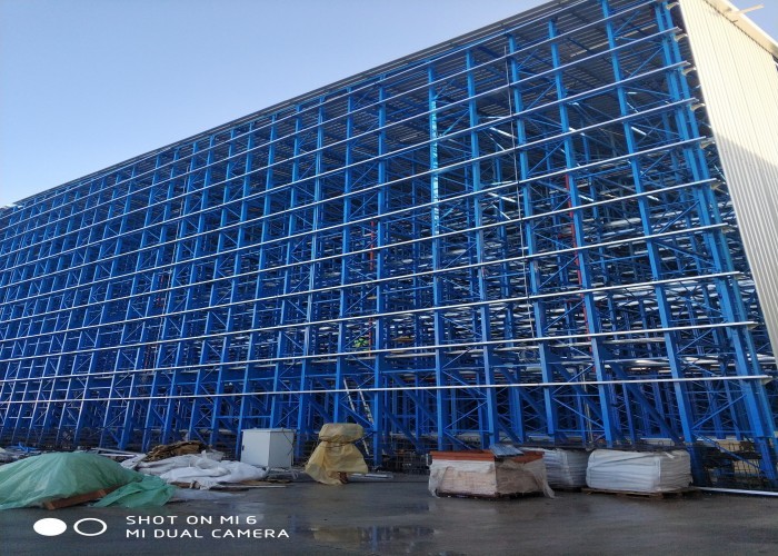 Pallet Rack Cladding Pallet Rack Clad Warehouse Buildings ASRS System 2000kg