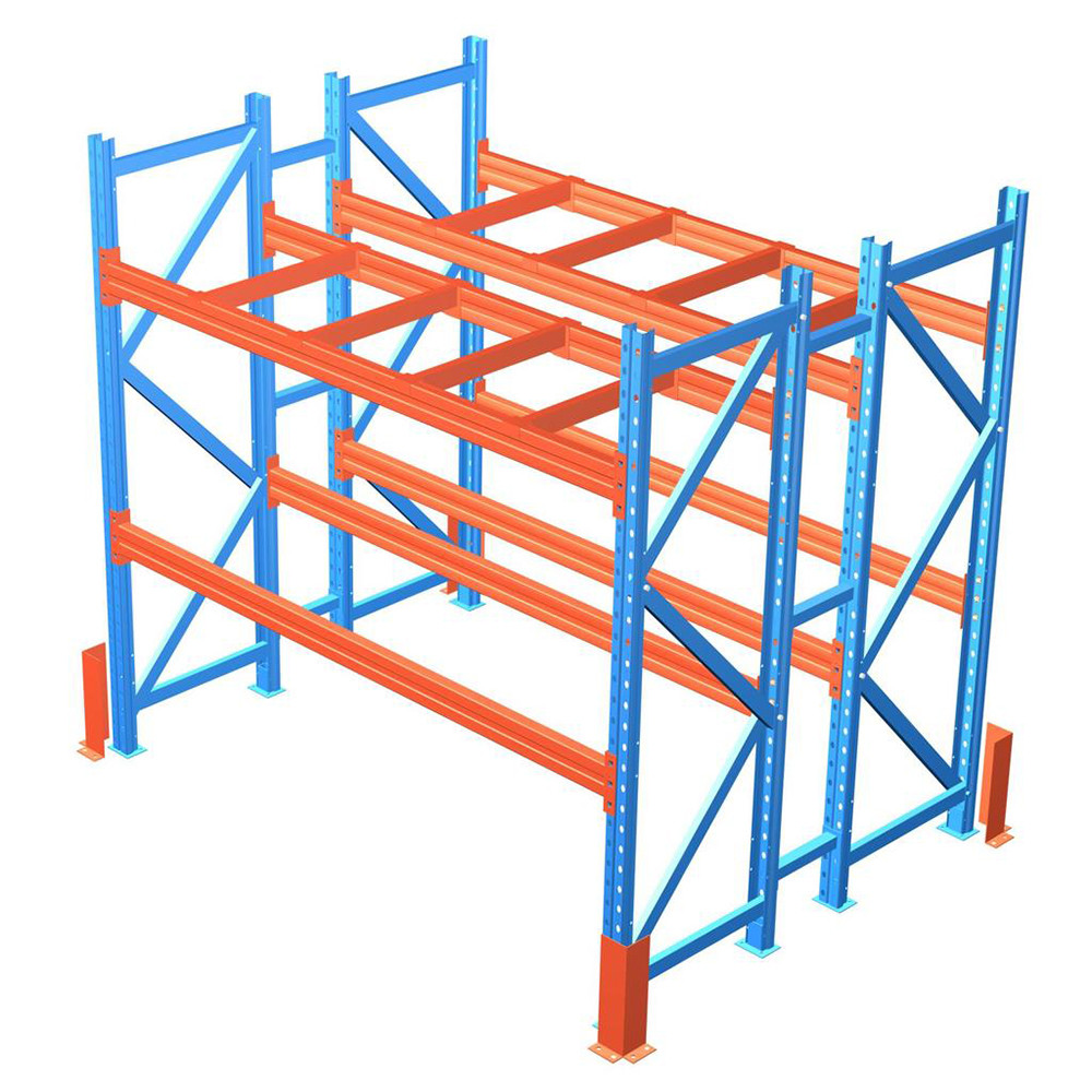 T Style Selective Rack ISO Approved Mutitier Selective Pallet Racking Storage Warehouse RAL ...