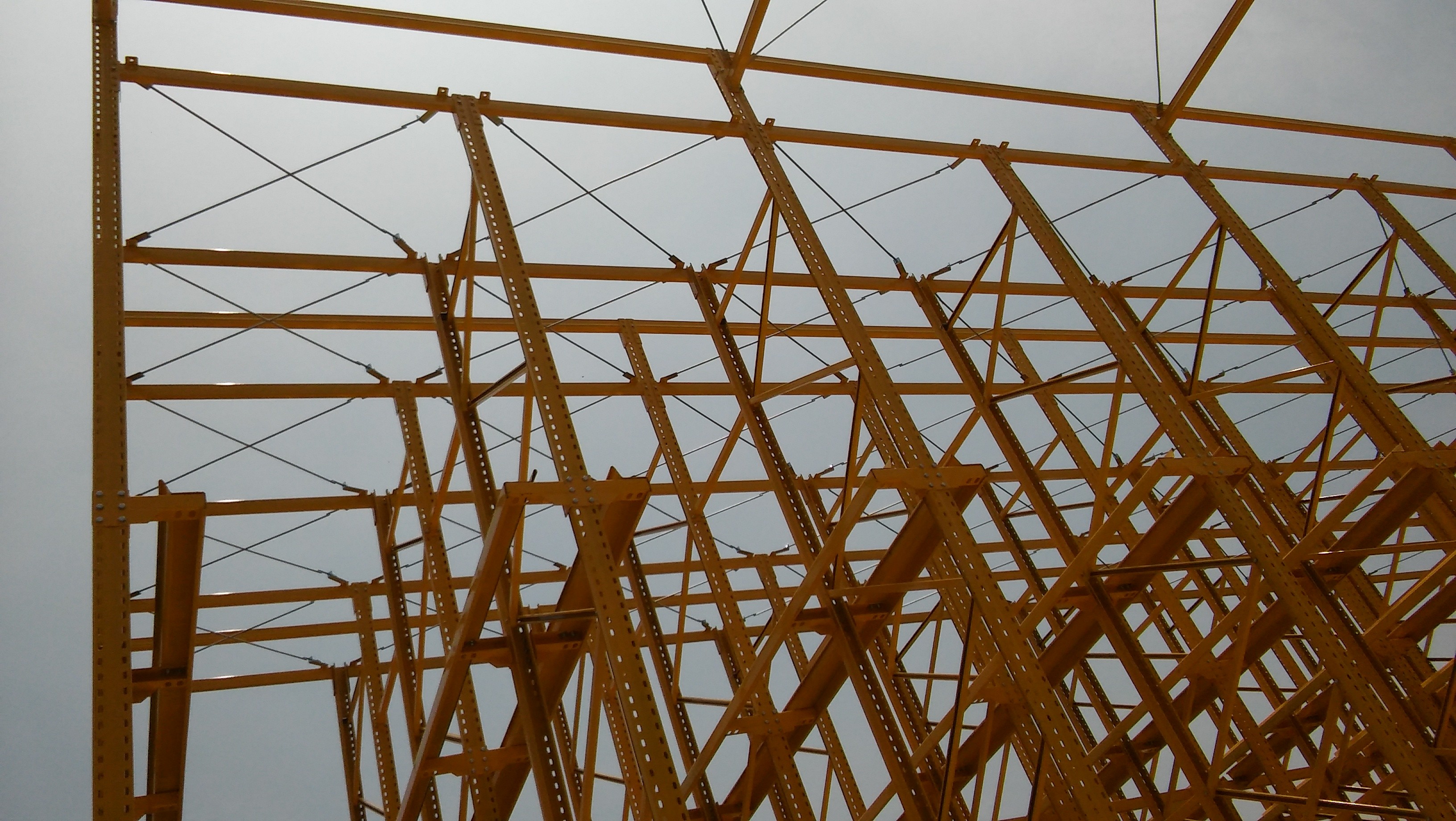 Pallet Rack Cladding Logistics Steel ASRS Pallet Rack Barn Clad Customized