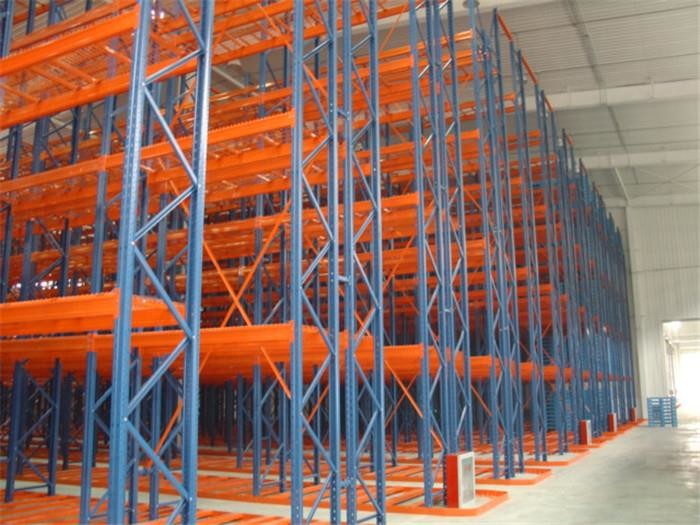 Vna Racking Mesh Rear Very Narrow Aisle VNA Pallet Racking System Logistics Warehouse