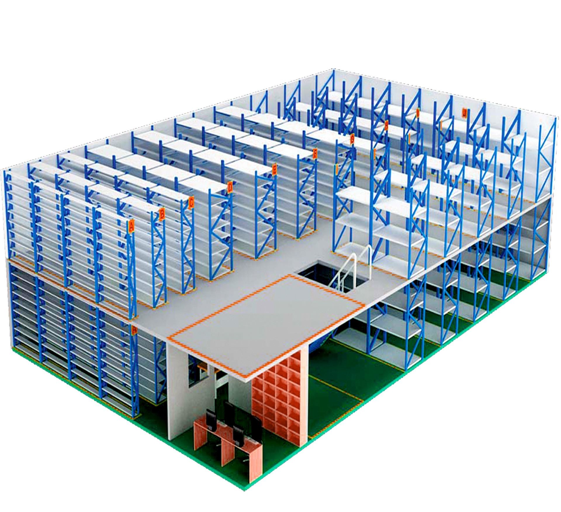 Multi-Level Mezzanine Rack