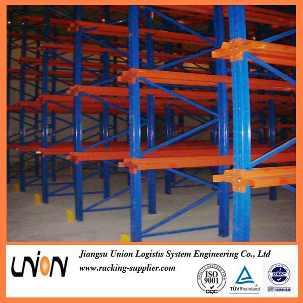 5 Layer Steel Pallet Racking Shelving Drive In Storage System Blue 500KG