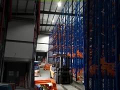 Shuttle pallet racking
