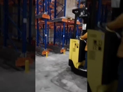 Warehouse Storage Radio Shuttle Pallet Racking Metal Semi Automated