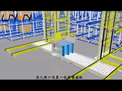 OEM Powdercoating AS RS System For Warehouse Storage